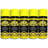 5X Paint Factory Fluorescent Neon Yellow Spray Paint 200ml Spray Paint